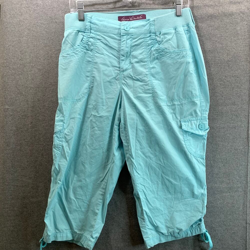 Gloria Vanderbilt Shorts Women Size 6 Light Blue